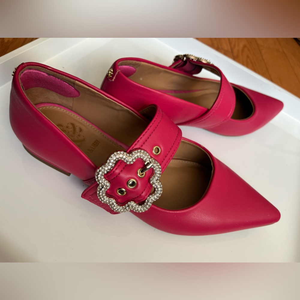 Women’s Sam & Libby Sparkling ✨ Buckle Accent Flats